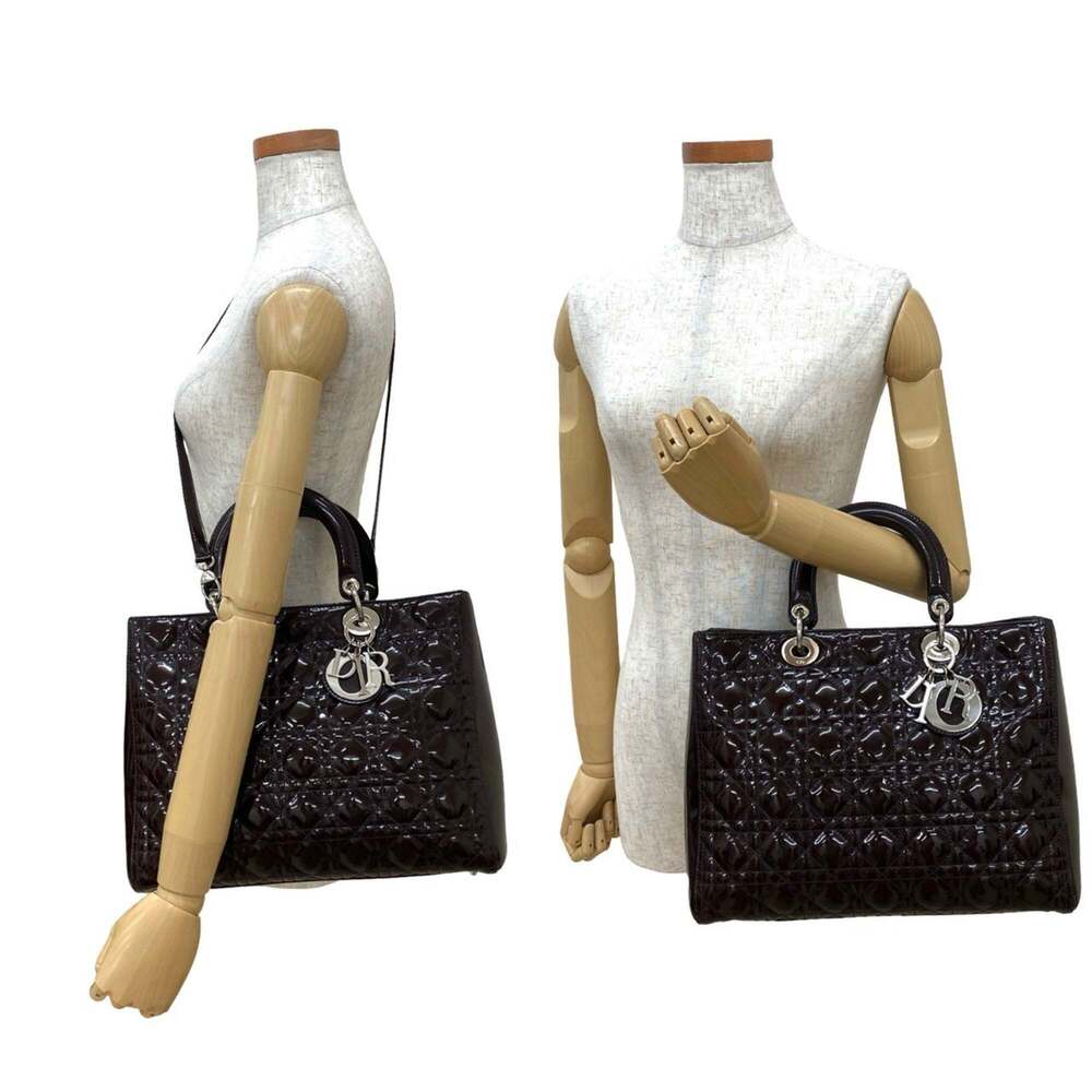 CHRISTIAN DIOR Brown Leather Shoulder Bag - Picture 2 of 10